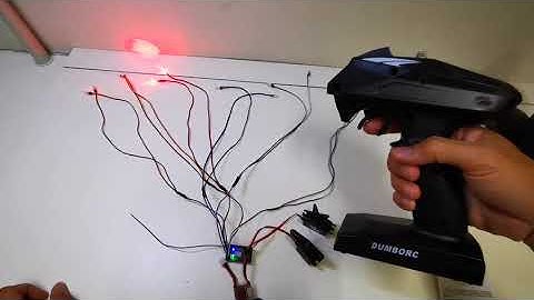 Dumborc 6 channel receiver with light control function