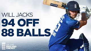 Smashing Fours and Sixes! | Will Jacks Strikes 94 off 88 Balls! | England v Ireland