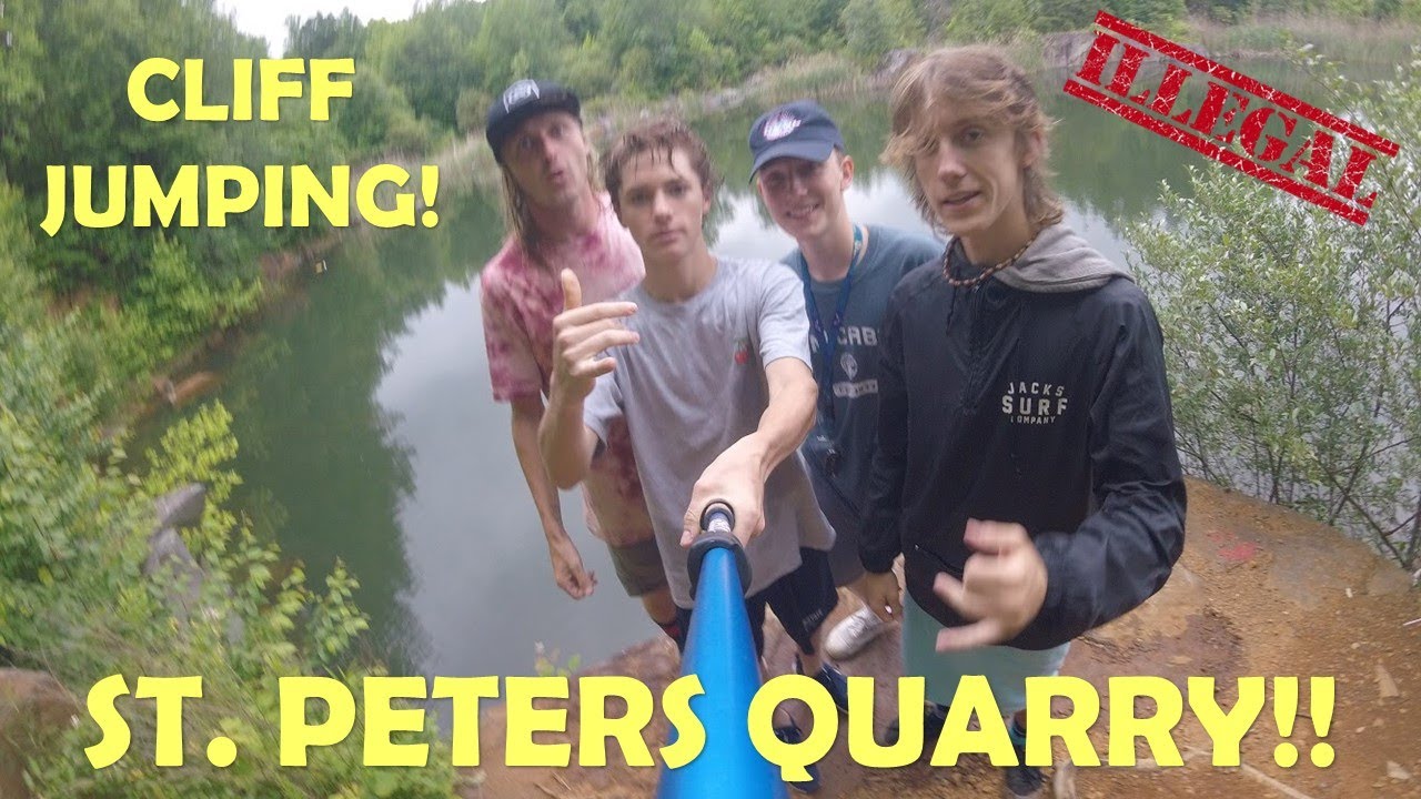 St. Peter’s Quarry Cliff Jumping YouTube