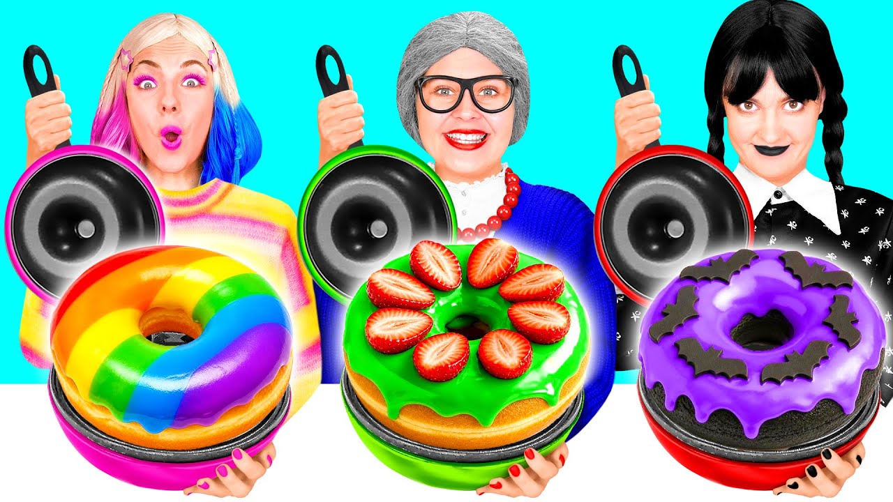 Wednesday vs Grandma Cooking Challenge | Awesome Culinary Recipes