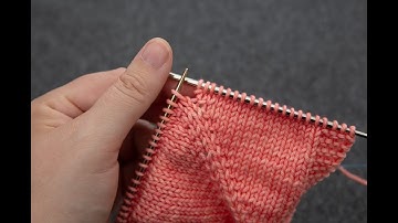 How to work a kfb (knit front and back) increase