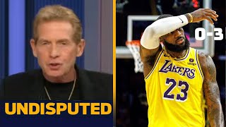 UNDISPUTED | I'm QUIT! - Skip Bayless reacts to Lakers are down 0-3, facing elimination vs. Nuggets