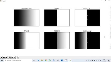 OPENCV Python Ders 16: cv2.threshold() metodu; Eşik Üstü Renklerin Filtrelenmesi