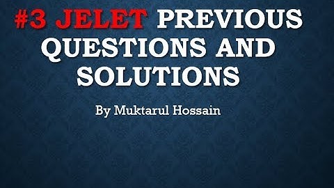 jelet exam preparation | previous years questions  and solutions in c program |