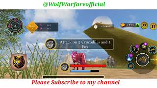 WOLF GAME I Attack On Two Crocodiles And One Fox #wolfgame #shorts screenshot 4