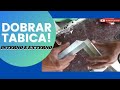 Como dobrar tabica - cantos interno e externo