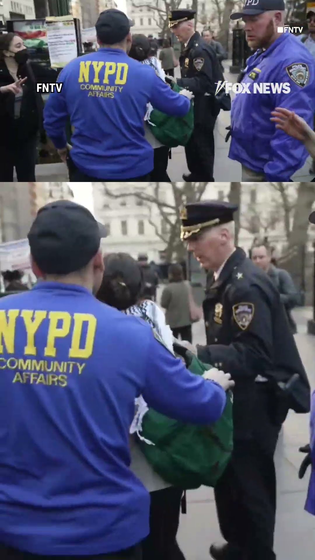 Terror sympathizers take over street in America with profanity-laced attack on police