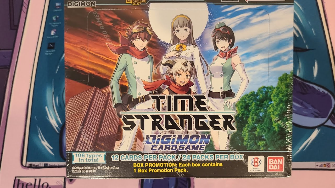 Digimon Card Game 2020 Time Stranger 1st unboxing part 4