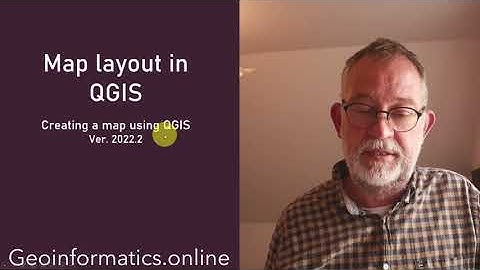 Map layout in QGIS