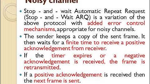 Elementary Data link Layer Protocols- Introduction