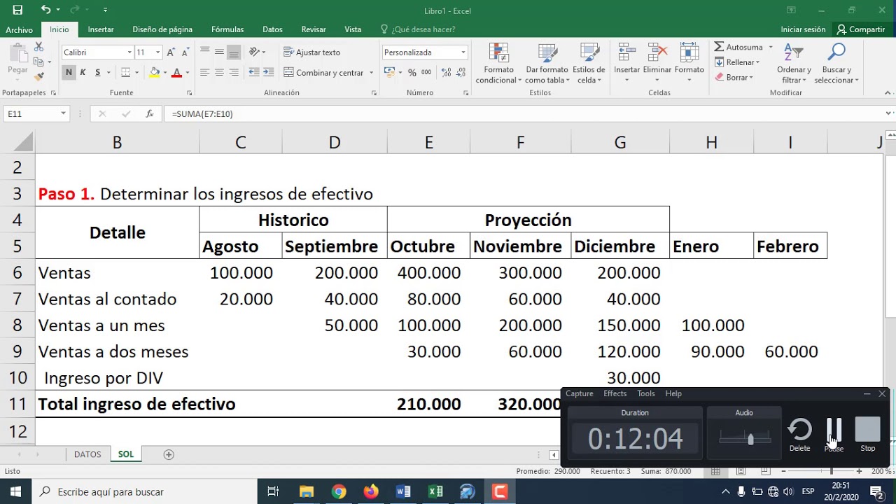 PRESUPUESTO DE CAJA BÁSICO