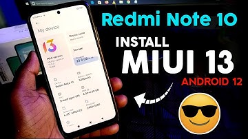 How To Install MIUI 13 in Redmi Note 10⚡⚡ | EU ROM