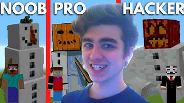 Minecraft Snow Golem: NOOB VS PRO VS HACKER VS GOD Minecraft Pixel art #minecraft #Golem