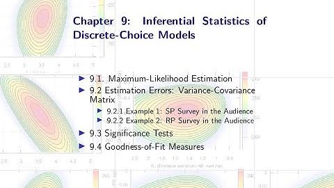 Lecture 09: Maximum-Likelihood Estimation and Inferential Statistics of Discrete-Choice Models