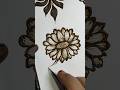 Sunflower Mehndi Design – Shine Bright Like the Sun!"#viralmehndi #henna