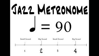 Jazz 2 & 4 Metronome BPM 90