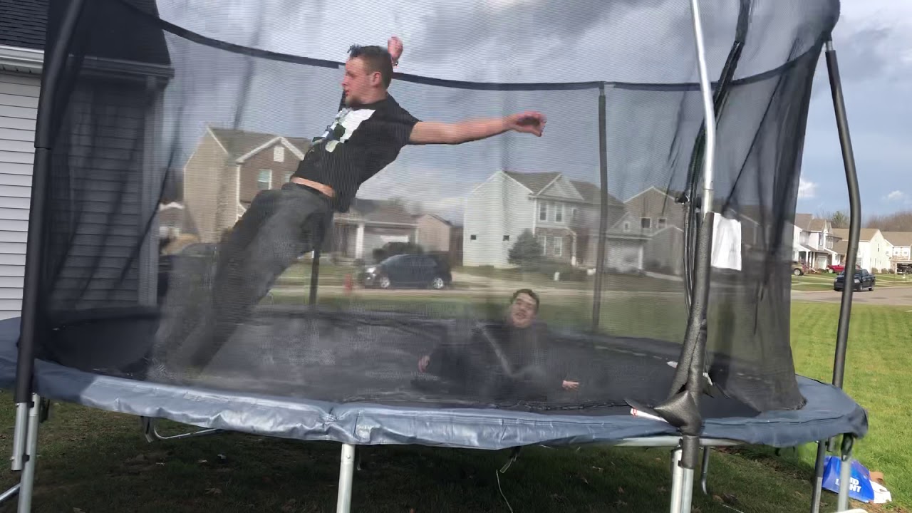 TRAMPOLINE WRESTLING CHAMPION CROWNED YouTube