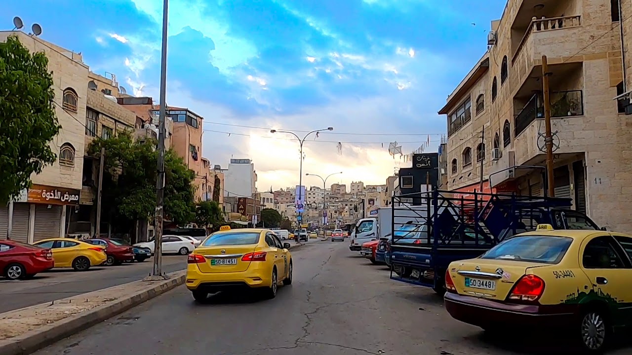 شارع الاردن من منطقة مخيم الحسين الى إشارة نفق الحدادة