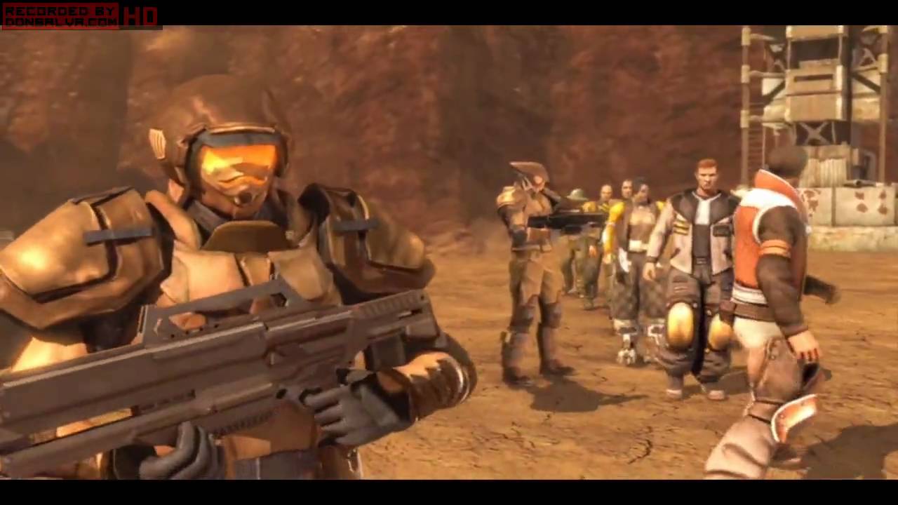 Red Faction: Guerrilla - Intro Cinematic #1 (Arrival + Parker)