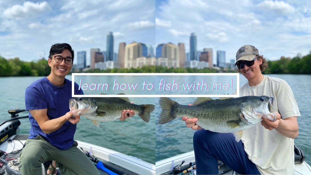 I TRIED FISHING with Austin's BEST FISHERMAN ft. ZUDY 🎣 FISHING 101