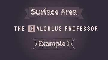 Surface Area, Example 1