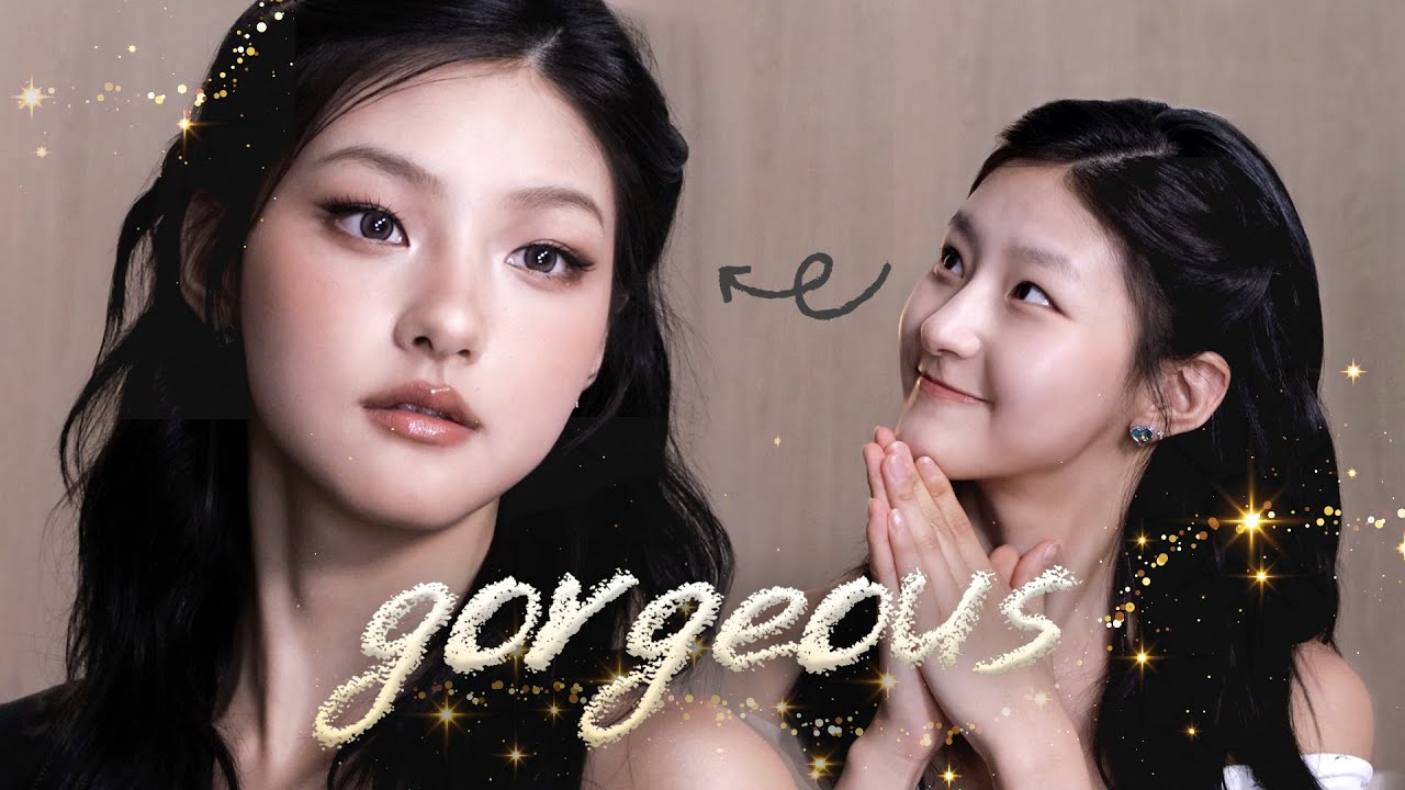 키오프 하늘이랑 조잘조잘 메이크업😘 골져스 하늘이 보러오세요👸🏻✨🩵 KISS OF LIFE HANEUL l 이사배(RISABAE Makeup)