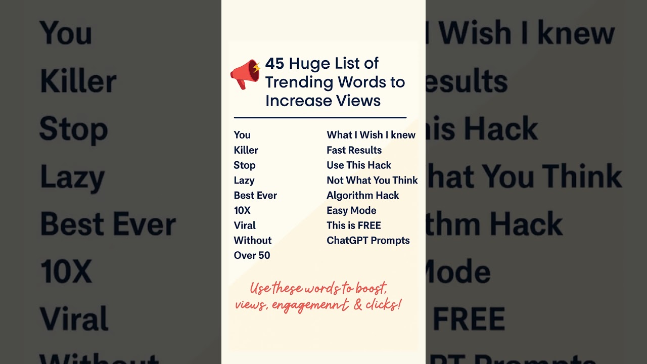 Content Engagement Strategy: 45 Psychology-Backed Words That Guarantee More Views