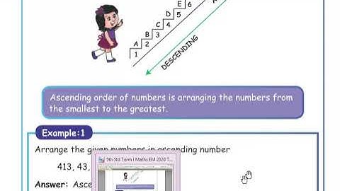 Ascending order Decending order|unit2 |Term1|Maths|Tn 5th std