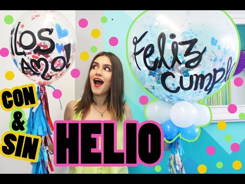 GLOBOS CONFETTI GIGANTES DECORADOS | ¡CON Y SIN HELIO! | SUSIDEAS💡