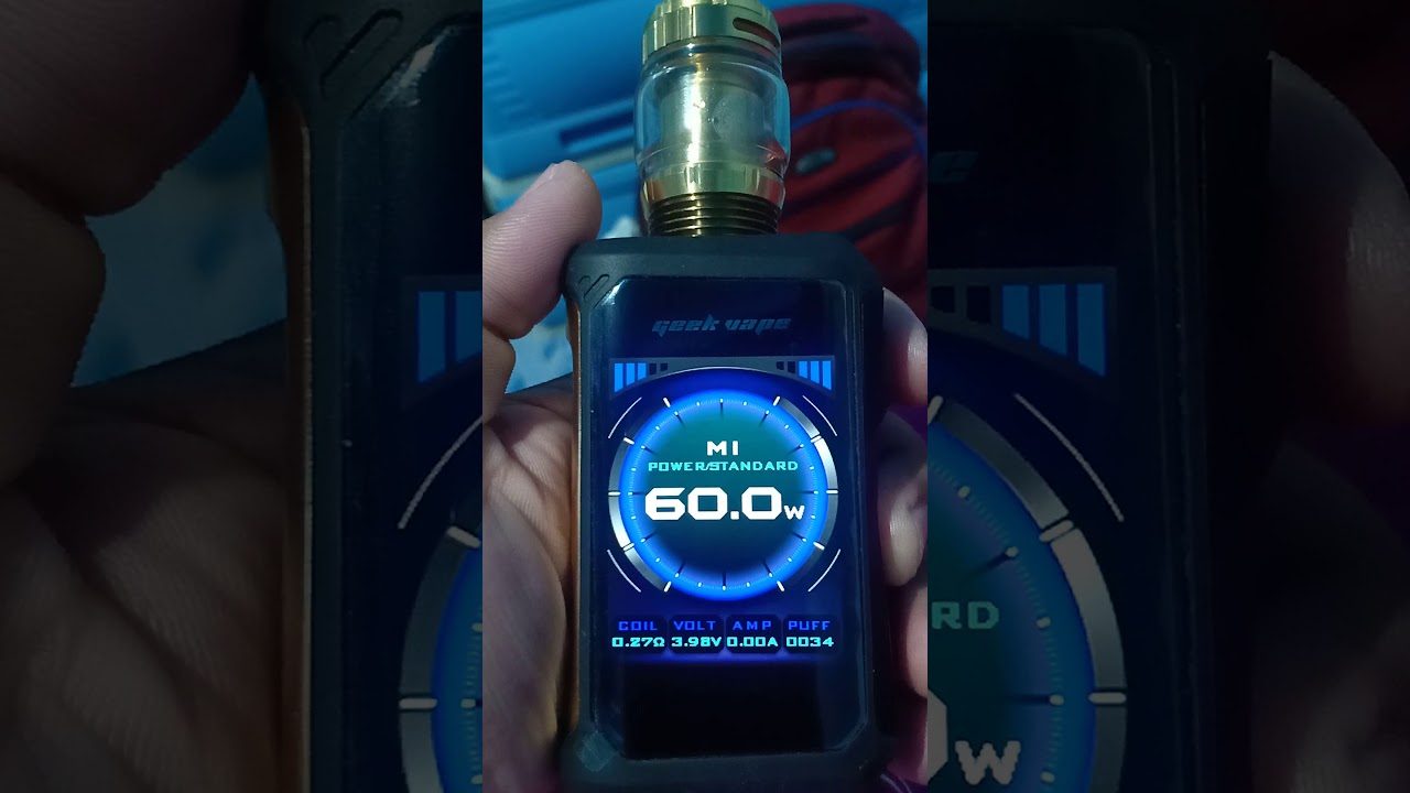 Geek vape change themes and color - YouTube