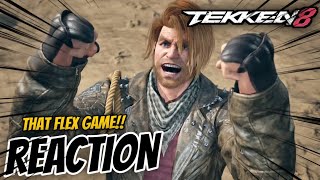 PAUL'S MASSIVE FLEX GAME!! (Tekken 8 Paul Phoenix Reveal Trailer REACTION)