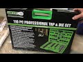 Princess Auto 110pcs Professional Tap and Die Set