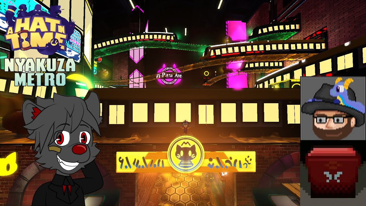 Train Hopping In The Yellow Overpass A Hat In Time Nyakuza Metro