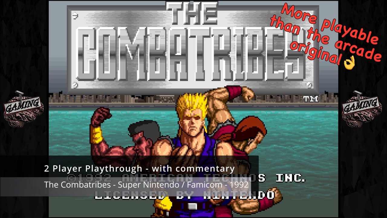 Playthrough WC - The Combatribes - Super Nintendo / Famicom [コンバットライブス ...