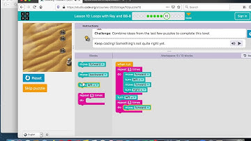 Gr.  2 Loops With Rey and BB8