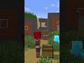 Go through the wooden poles! #shorts #minecraft #maizen #animation