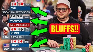World Series of Poker 2023 Best Bluffs Compilation!