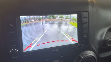Back-up camera installed JK Jeep Wrangler