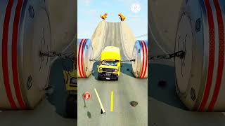 🚧 Every Car Survives… Except One! 😱 Ultimate Drive Challenge 💥🔥#carcrash #drivechallenge #carfails