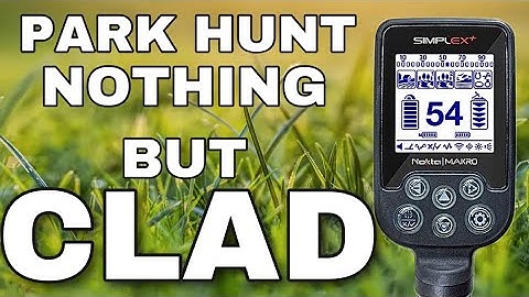 NOTHING BUT CLAD! Metal Detecting in a park with my Nokta Makro Simplex running Version 2.78
