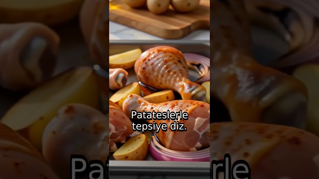 Fırında Pratik Tavuk  #PratikYemek #FırındaTavuk #AkşamYemeği #KolayTarifler #YemekTarifi #Shorts