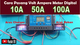 How to install a 100V 10A 50A 100A volt ammeter meter on a million people SCC