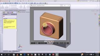 SolidWorks Tutorial 2016: Lesson 1: Extruded Boss/Base and Extruded  Cut.