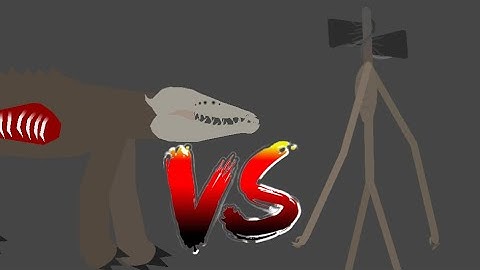 SCP-682 vs Siren Head (Stick Nodes Animation)