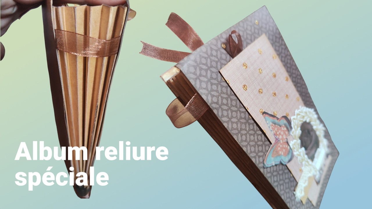 📖Albumreliure spéciale coup de coeur , présentation#scrapbooking