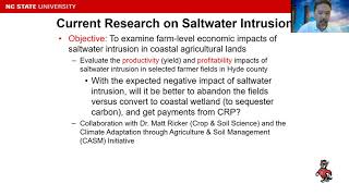Rod Rejesus Economics of Saltwater Intrusion Lightning Talk