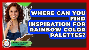 Where Can You Find Inspiration For Rainbow Color Palettes? - Drawing and Painting Academy