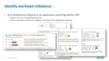 Optimize HPC - Identify Workload Imbalance and Maximize Application Efficiency and Scalability