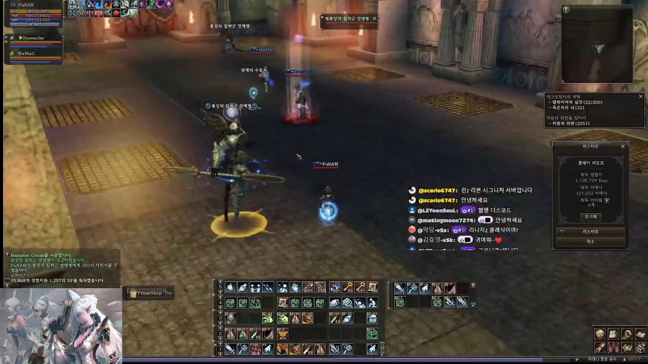 리니지2 리본 실템 ? 피나?