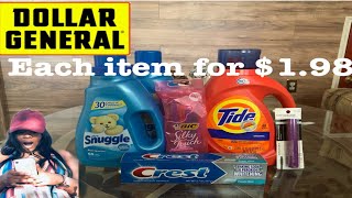 Dollar General $5 Off $25 Haul. All Digital Coupons‼️. Tide, Snuggle And More.